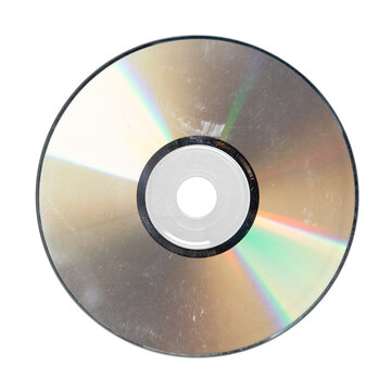 Blank CD DVD disc media, png isolated on transparent background