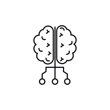 Artificial Intelligence Model Technology Icon