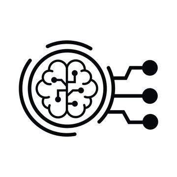 Artificial Intelligence Model Technology Icon