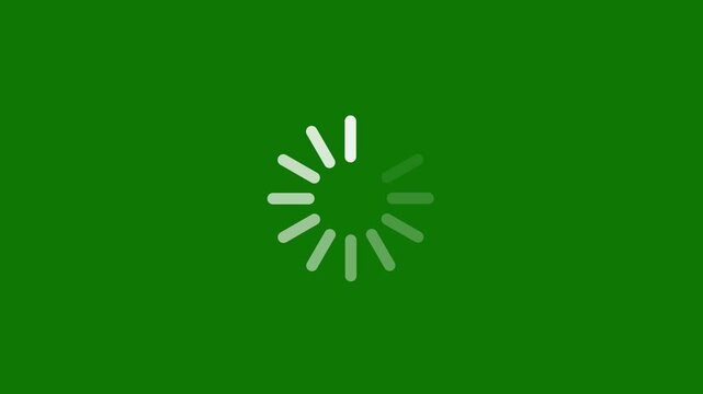 Loading animation green screen loading progress bar motion loading symbol buffering . Motion graphic and animation background 4k video