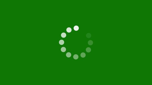 Loading animation green screen loading progress bar motion loading symbol buffering . Motion graphic and animation background 4k video