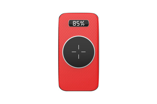 Power Bank Isolated On White Background. 3d illustration