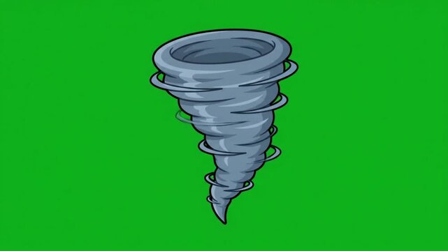 Animated wind in green screen for game asset