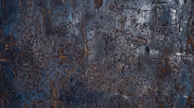 Grunge Rusted Metal Texture Background with Scratches and Decay
