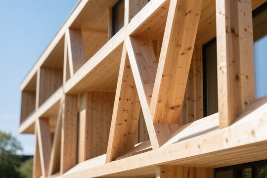 mass timber facade detail