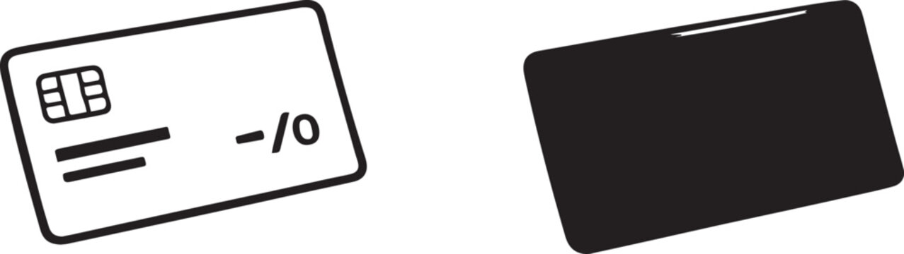 Minimalist Credit Card Payment Icons
