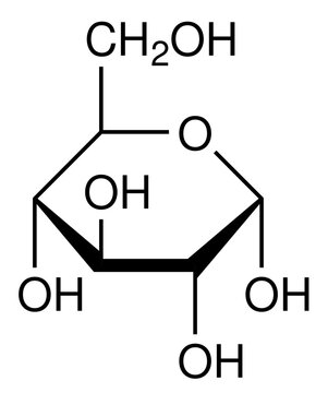 D-Glucopyranose Glucose Chemische Strukturformel Molek&uuml;l