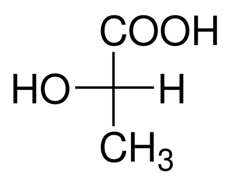 Milchs&auml;ure D-Milchs&auml;ure Chemische Strukturformel Molek&uuml;l