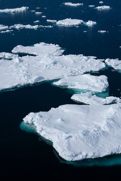 Sea ice, Julianehabsfjord, Greenland