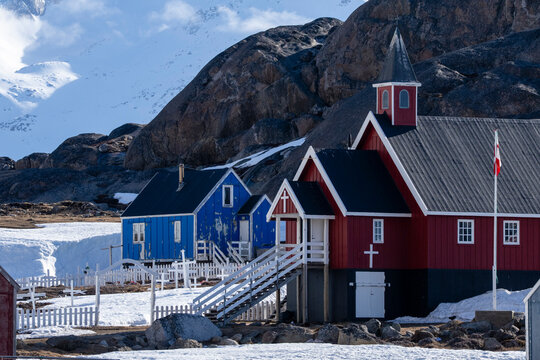Aappilattoq church, Prins Christian Sound, Greenland
