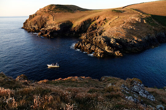 Late evening light at Port Gaverne, North Cornwall, England