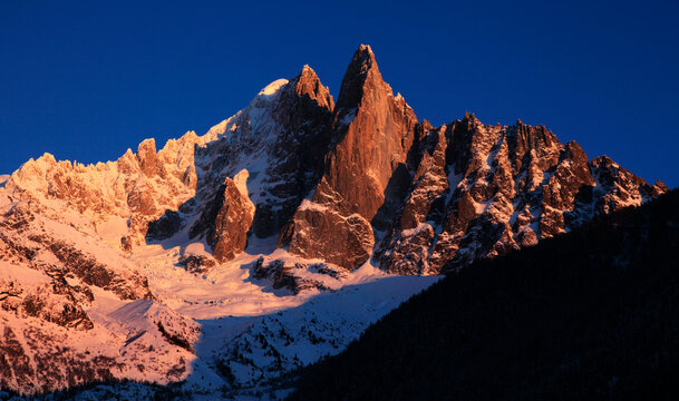 Aiguille du Dru, Mont Blanc Massif, Chamonix, France