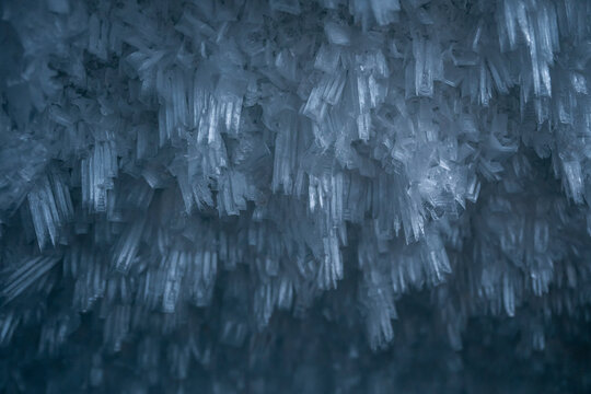 Close up of crystals, Crystal cave, Queen Maud Land, Antarctica