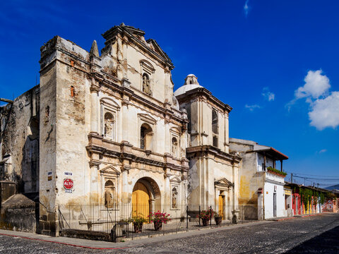 San Agustin Church, Antigua Guatemala, Sacatepequez Department, Guatemala