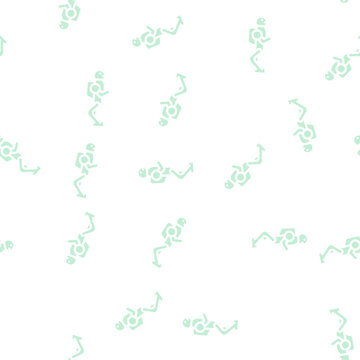 cyborg robot technology glyph vector seamless pattern. cyborg robot technology signthin illustration