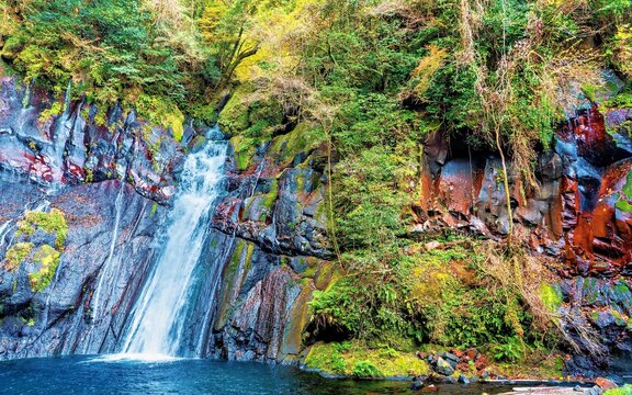 Shiramizu Falls, Oita, Kyushu, Japan