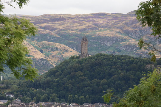 Wallace Monument bei Stirling in Schottland