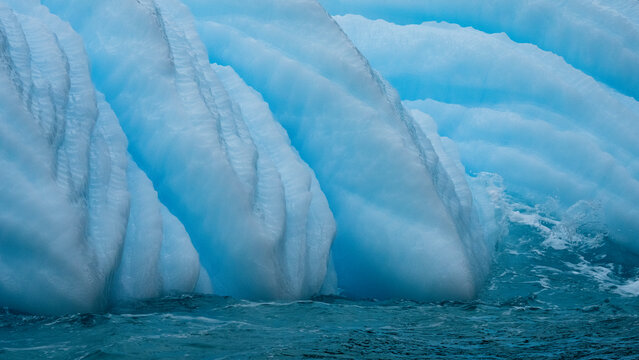 Iceberg detail, Hercules Bay, South Georgia