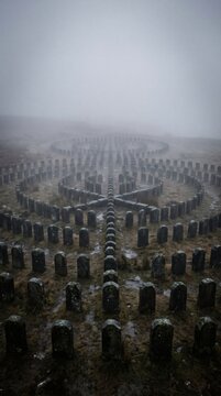Struttura simbolica nella nebbia