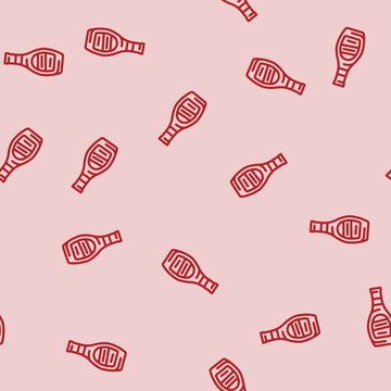 ranch dressing condiment line seamless pattern ranch dressing condiment thin line illustration