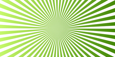 Fototapeta premium Retro yellow and olive starburst background, dramatic light beams expanding across the frame, abstract vibrant vector graphic for wallpaper, cover and backdrop.