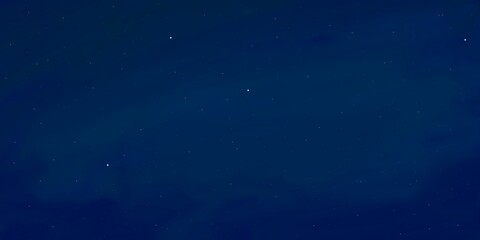 Horizontal astrology background stars universe background. Night with nebula in the cosmos. Milky Way in infinity space. Starry night with shining stars in gradient sky. Illustration © Retno