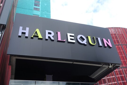 Exterior entrance signage for Harlequin Watford, formerly known as Atria Watford and Intu Watford.