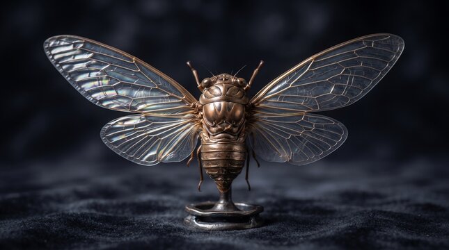 Exotic cicada macro photography