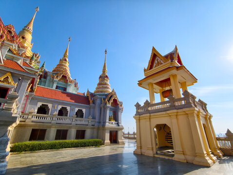 Wat Tang Sai temple with Baan Krood beach,  Prachuap Khiri Khan