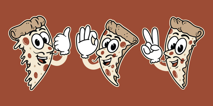 Pizza Mascot Logo