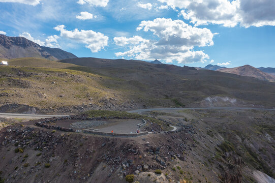 mirador los monjes blancos, cordillera de los Andes 01