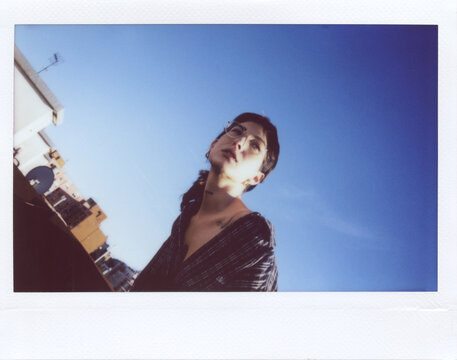 UGC Polaroid of Skyward gaze