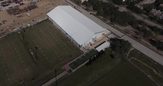 University of South Florida football practice fields and Porter Indoor Practice Facility in Tampa