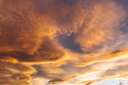 Dramatic Sunset Clouds