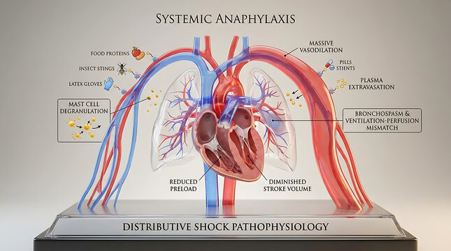 Transparent Systemic Anaphylaxis with Cardiovascular Collapse and Massive Vasodilation