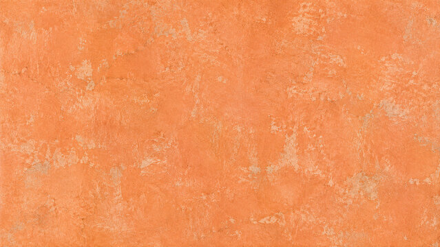 Sunbaked orange plaster texture warm distressed wall background