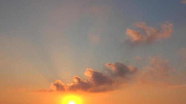 夕暮れの空
