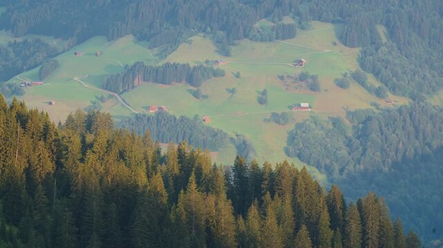 mountain range and mountains in the alps 4K