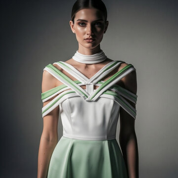 elegant couture dress