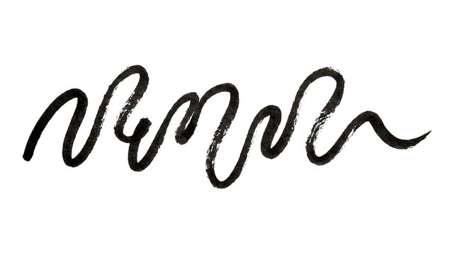 Handwritten signature or autograph in black ink on transparent background for branding and documents