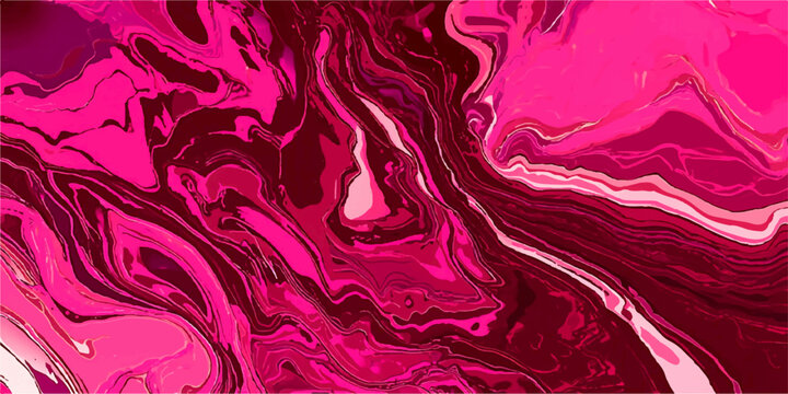 Abstract Magenta Swirls Fluid and vibrant abstract art featuring dynamic swirls and marbled patterns in rich shades of magenta, fuchsia, and crimson, evoking a sense of motion and depth.