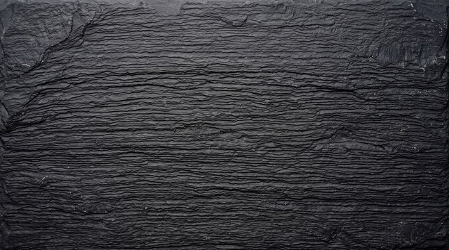 Black Slate Stone Texture Background Surface