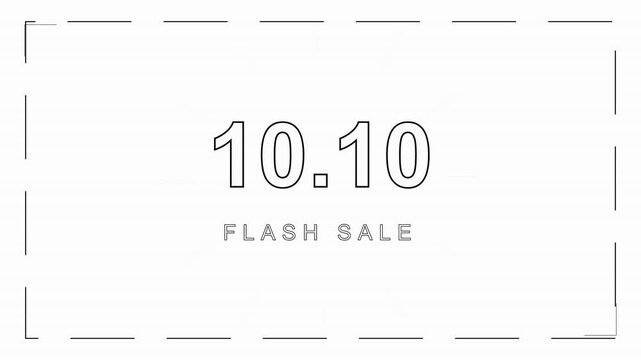 Flash Sale Minimalist Dynamic Lines Animation