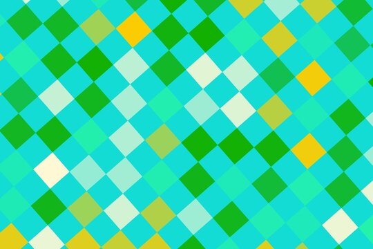 Colorful mosaic pattern with bright shades and geometric design