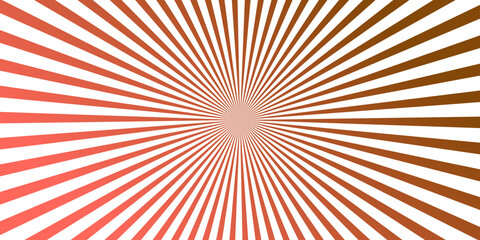 Fototapeta premium Abstract pink and brown radial rays background with vivid beams shooting out in every direction, abstract retro design for wallpaper, cover and backdrop.