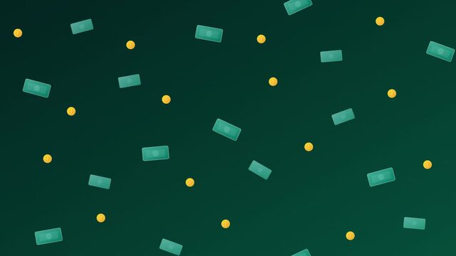 Abstract Financial Success Vertical Money Drift Visual