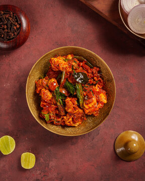 South Indian Style Beja Fry Flat Lay