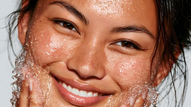 Close-up of a woman's face