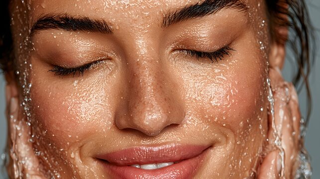 Close-up of a woman's face