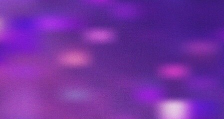 Deep violet and purple gradient featuring scattered blurred circular light spots creating a mesmerizing bokeh effect